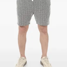 Шорты с кулиской и узором