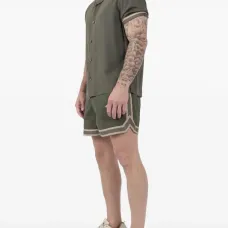 Рубашка Valbonne с манжетами в полоску