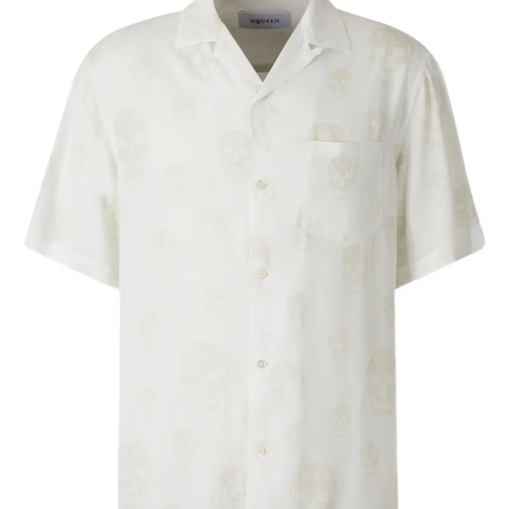 Рубашка с принтом в виде черепов