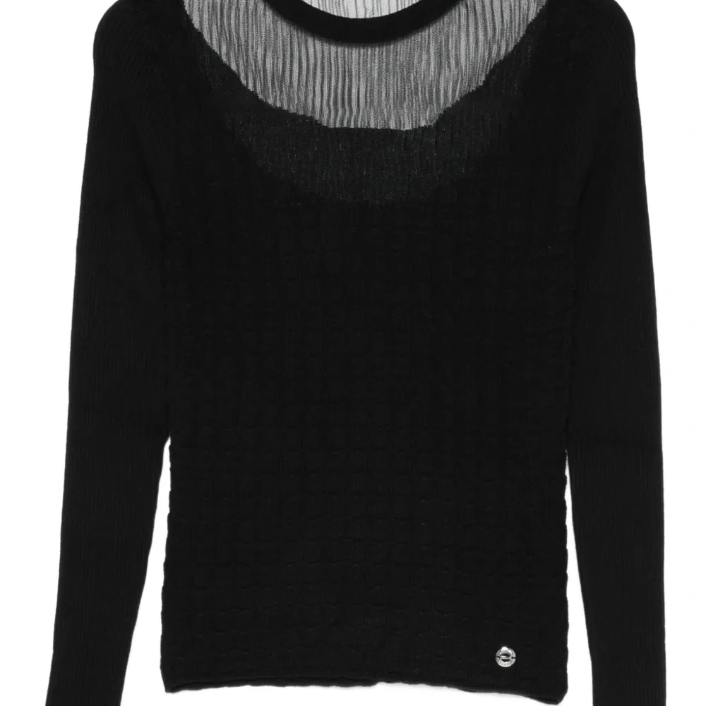 Топ с прозрачными вставками Топ с прозрачными вставками