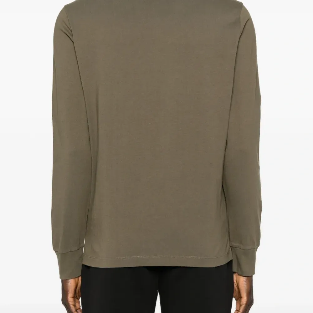 Футболка из хлопкового джерси с длинными рукавами