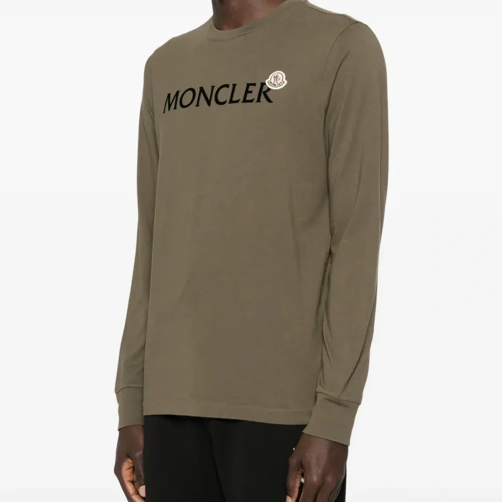 Футболка из хлопкового джерси с длинными рукавами