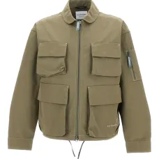 Куртка на молнии с клапанами на карманах