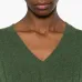 Вязаный свитер с V-образным вырезом