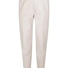 Брюки со стрелками и манжетами