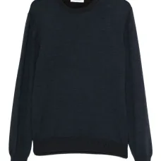 Шерстяной свитер с круглым вырезом