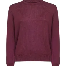 Свитер с воротником-стойкой