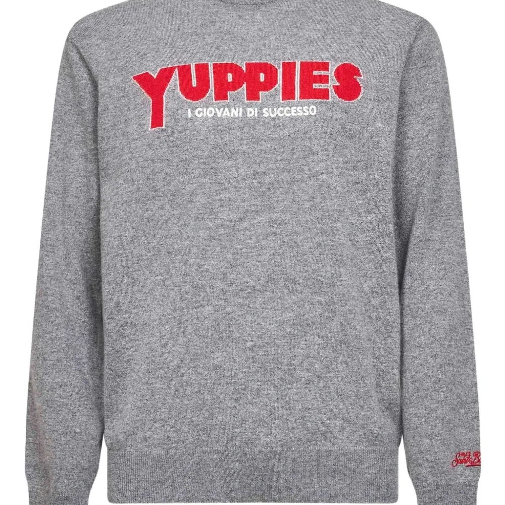 Жаккардовый свитер с вышивкой