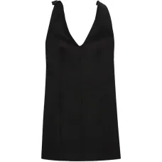 Мини-платье без рукавов с V-образным вырезом