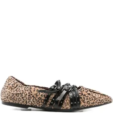 Балетки Brenda с анималистичным принтом Балетки Brenda с анималистичным принтом