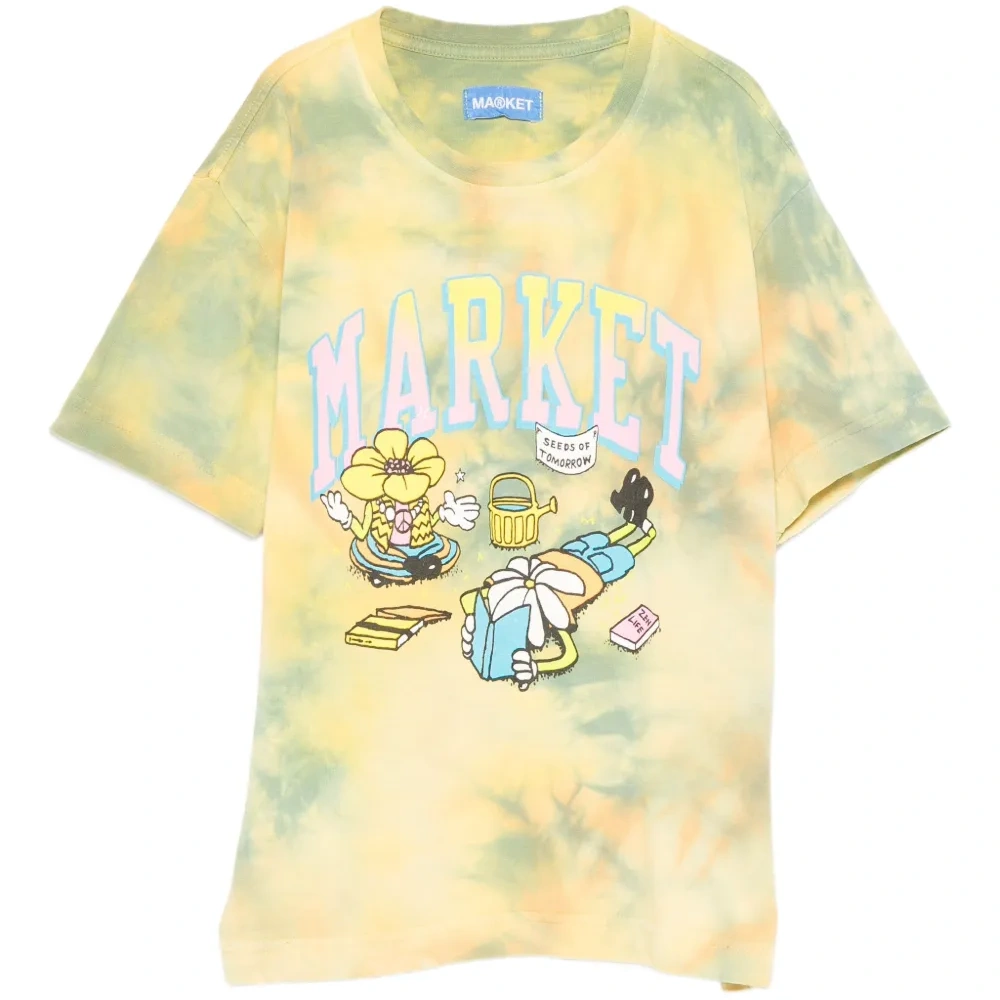 Футболка с принтом тай-дай