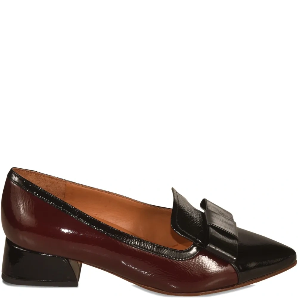 Туфли на каблуке с бантом