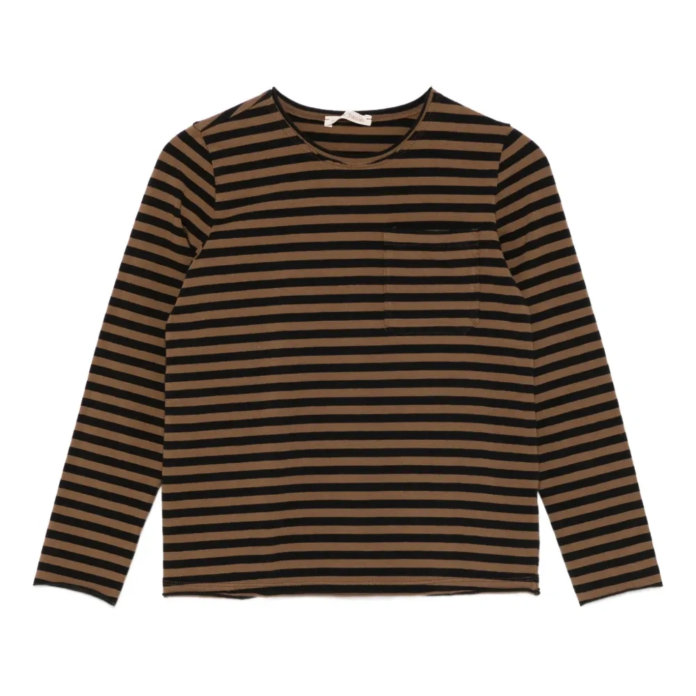 Футболка с карманом в полоску