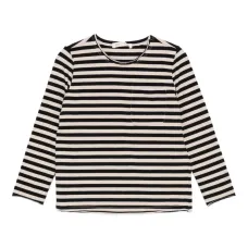 Футболка с карманом в полоску