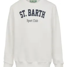 Толстовка с круглым вырезом и логотипом