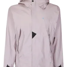 Куртка с капюшоном и вышитым логотипом