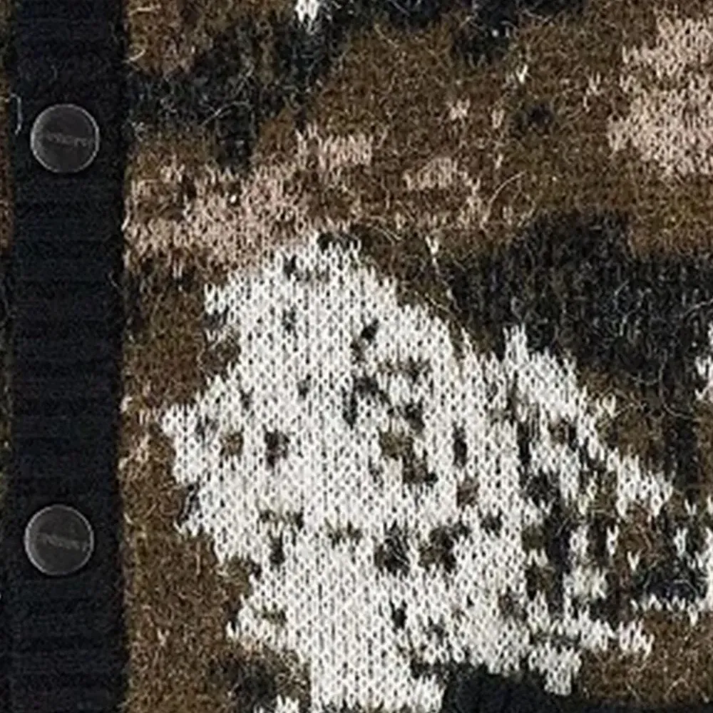 Кардиган Merton с жаккардовым узором и нагрудным карманом Кардиган Merton с жаккардовым узором и нагрудным карманом