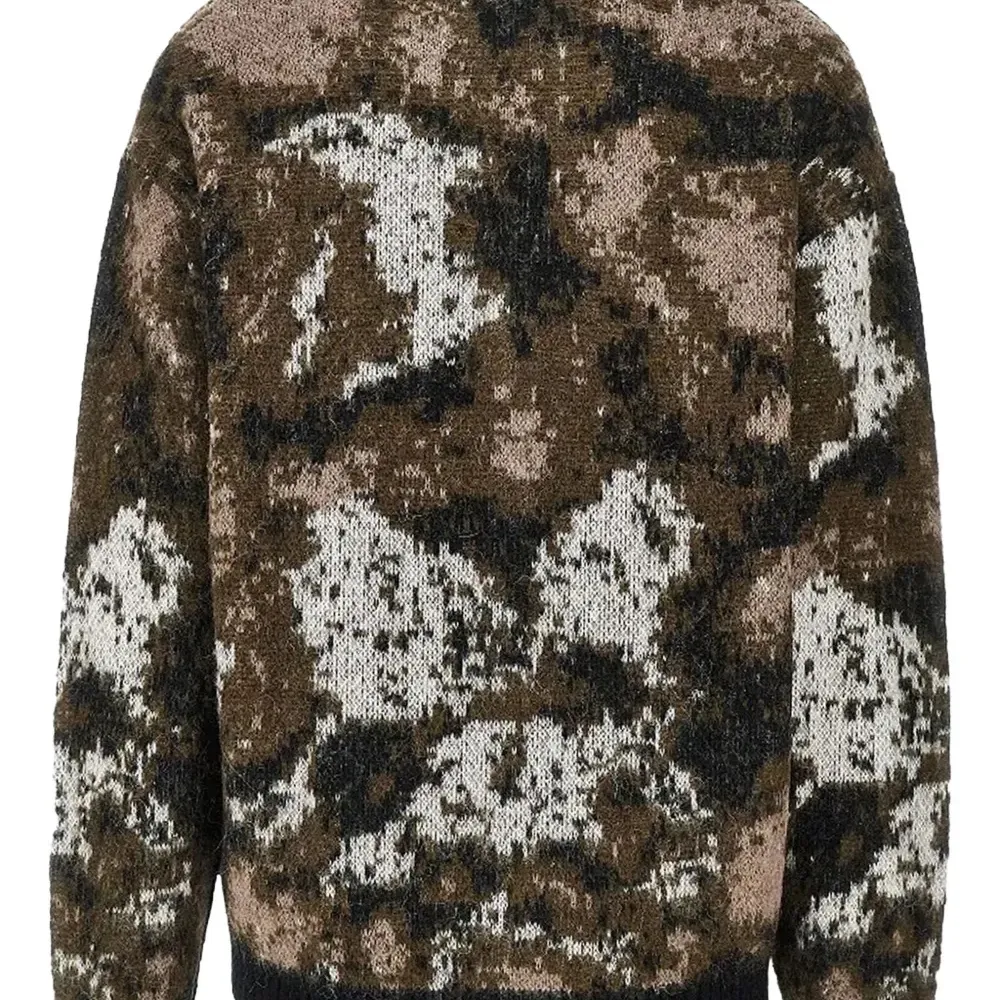 Кардиган Merton с жаккардовым узором и нагрудным карманом Кардиган Merton с жаккардовым узором и нагрудным карманом