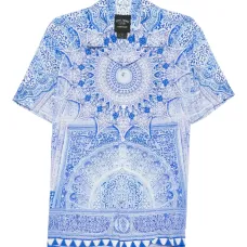 Рубашка с отложным воротником