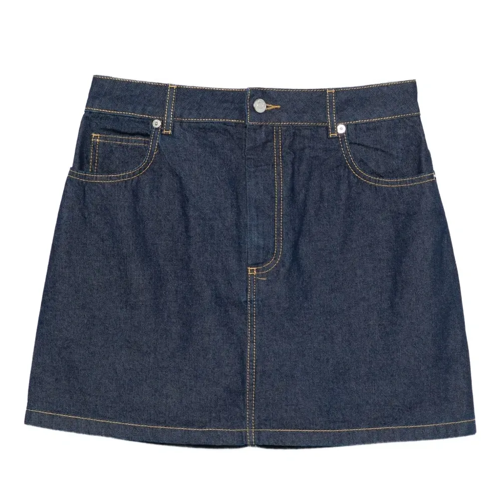 Джинсовая юбка мини