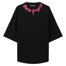 Хлопковая футболка с изогнутым логотипом