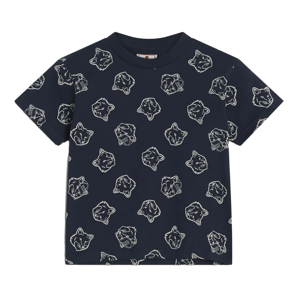 Топ с короткими рукавами и принтом