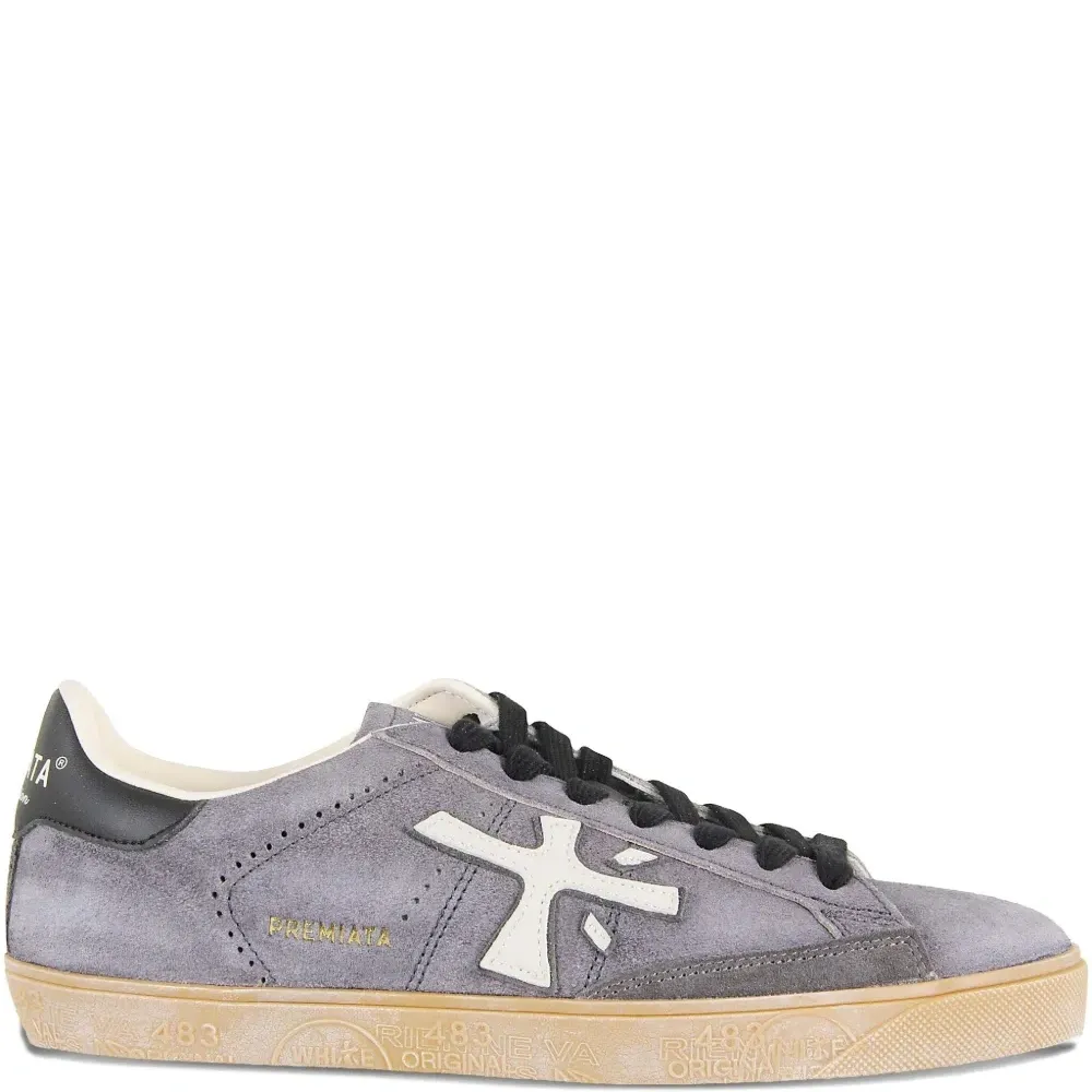 Кеды Steven с аппликацией