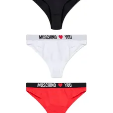 Комплект из трех трусов-брифов с логотипом