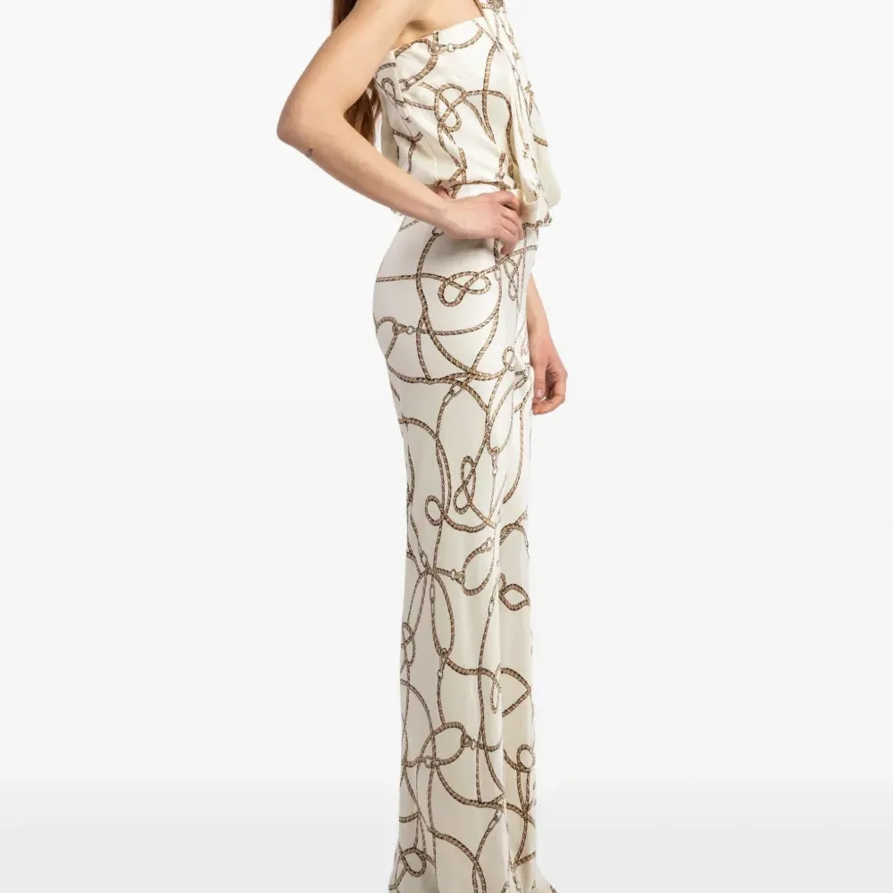 Брюки с принтом