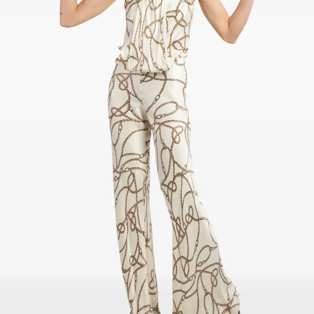 Брюки с принтом