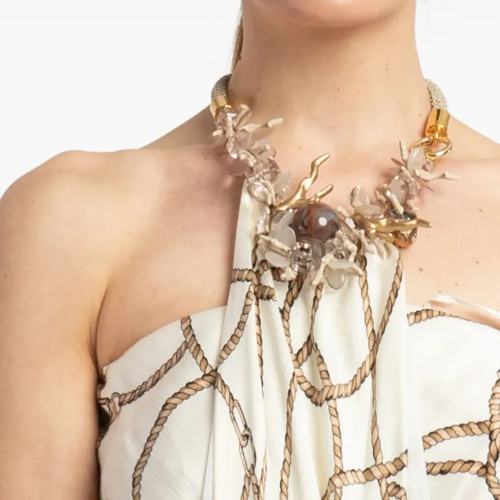 Брюки с принтом