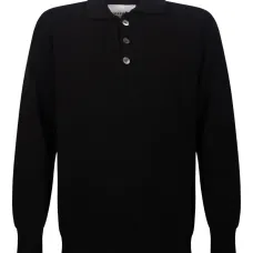 Свитер в рубчик на пуговицах