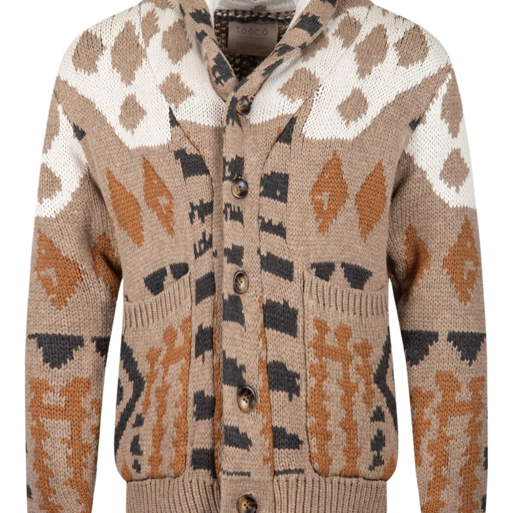 Кардиган с V-образным вырезом