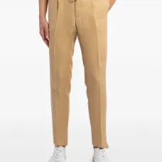 Брюки с кулиской и складками