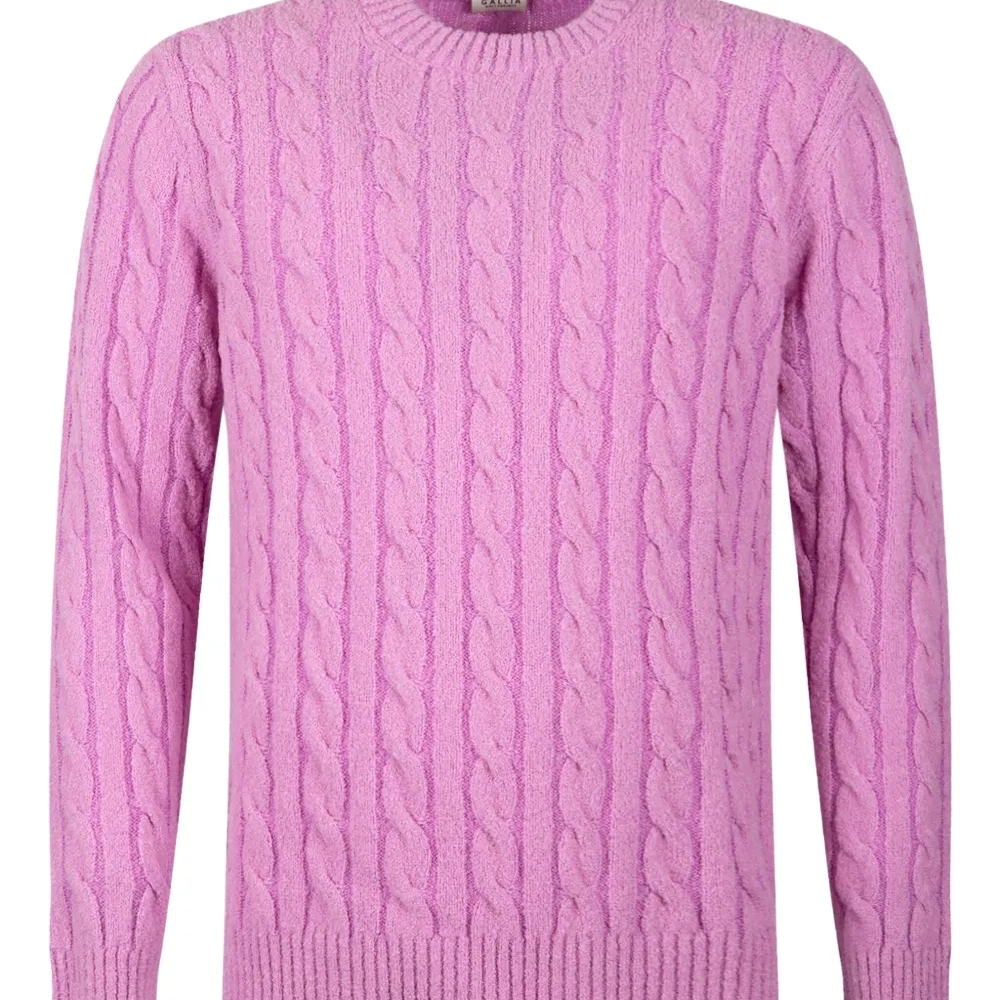 Свитер фактурной вязки