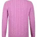 Свитер фактурной вязки