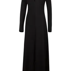 Платье макси с длинными рукавами