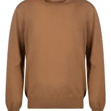 Свитер в рубчик с высоким воротником