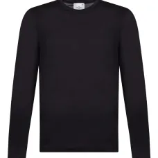 Шерстяной свитер с круглым вырезом