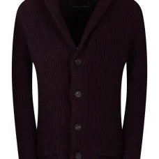 Кардиган с воротником-шалькой