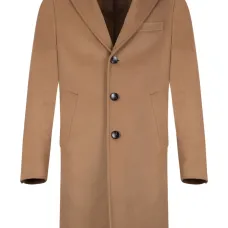 Однобортное пальто с лацканами Однобортное пальто с лацканами