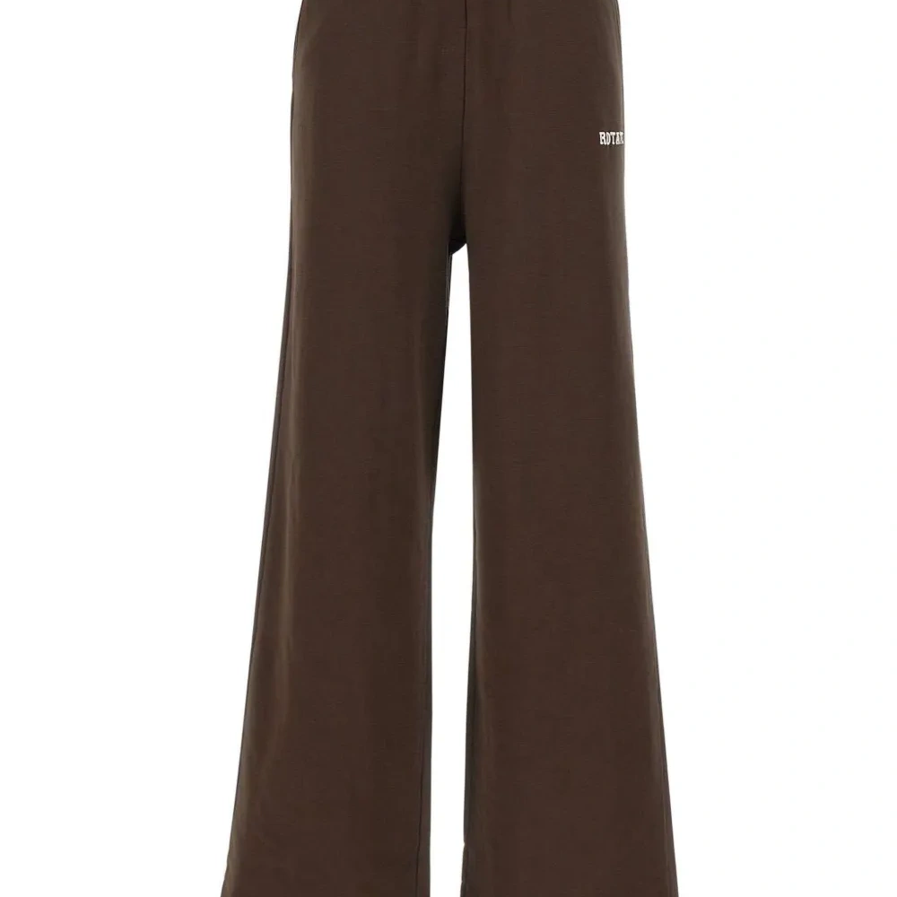 Брюки с эластичным поясом и логотипом Брюки с эластичным поясом и логотипом