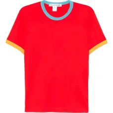 Футболка с контрастной отделкой Футболка с контрастной отделкой