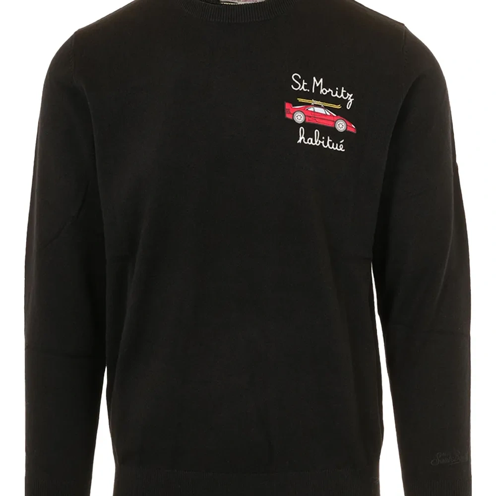 Свитер Heron с вышитым логотипом