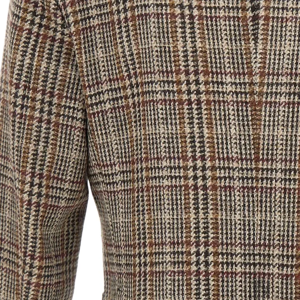 Однобортный пиджак в ёлочку