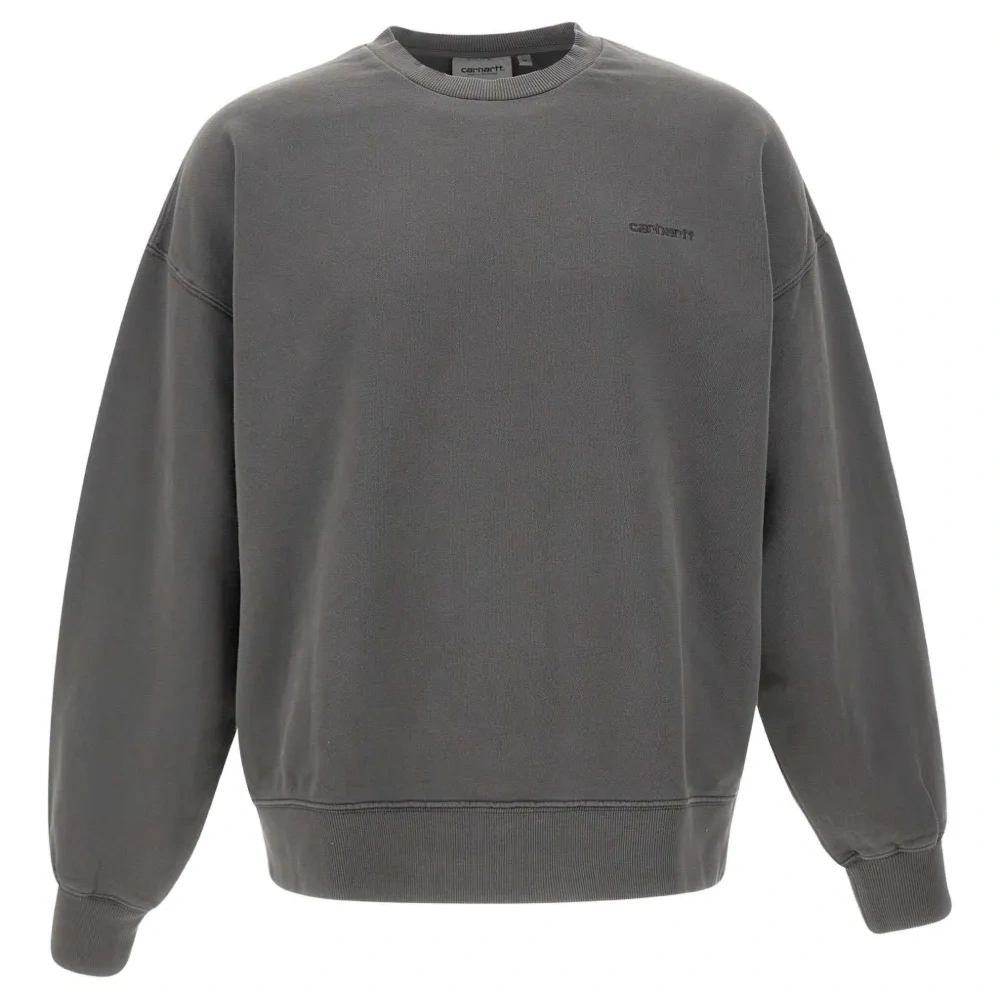 Світшот с вышивкой и круглым вырезом