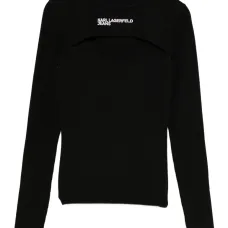 Джемпер в рубчик