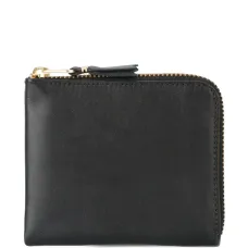 Кожаный кошелек на молнии