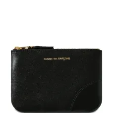 Кожаный кошелек на молнии