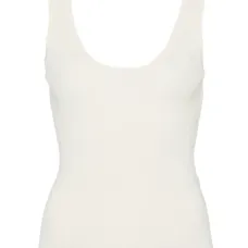 Топ в рубчик с U-образным вырезом